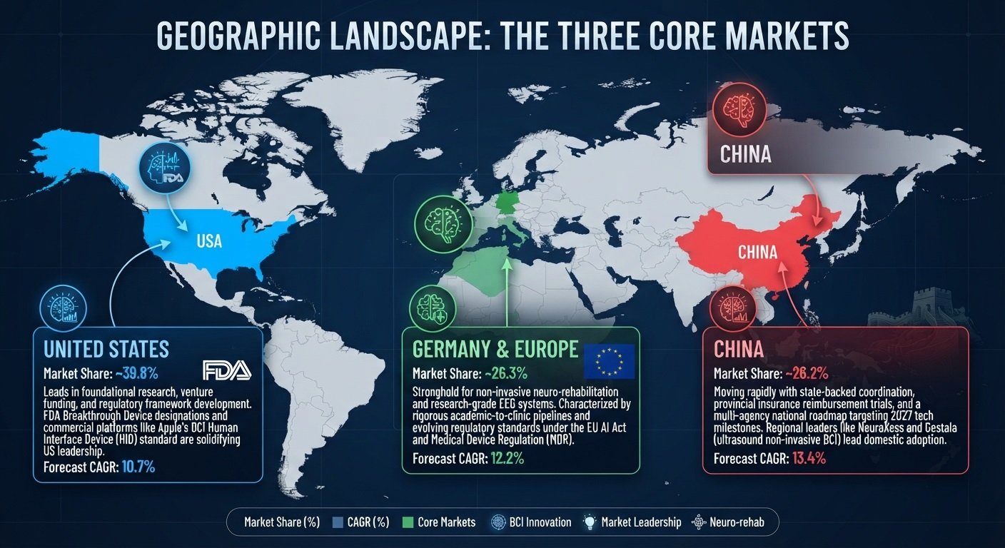 Geographic landscape - where the BCI market stands