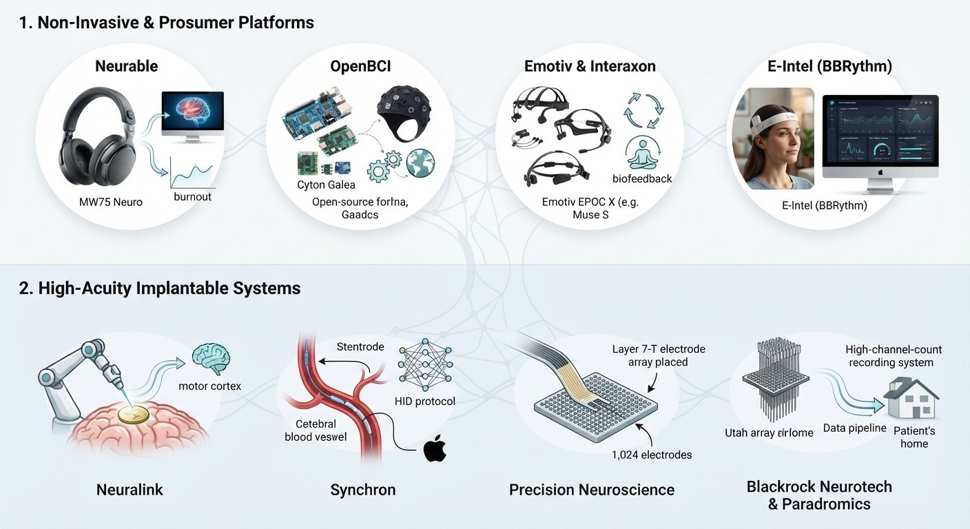 Key Players - Mapping the BCI Ecosystem